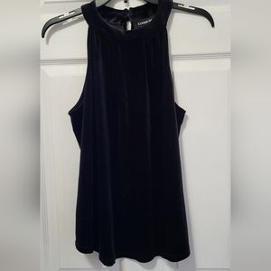 Sexy shoulder velour top
